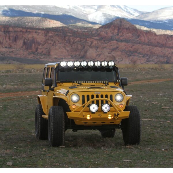 KC Hilites 7 in Gravity LED Pro - Single Headlight - SAE/ECE - 55W / 60W Driving Beam - Universal / 07-18 Jeep JK