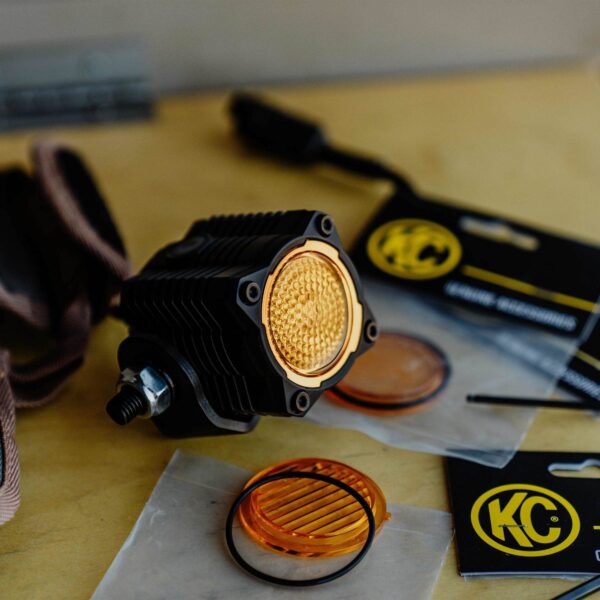 KC Hilites FLEX ERA 1 LENS FLOOD PERFORMANCE YELLOW PN:4266