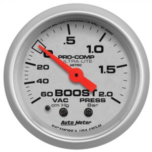 2-1/16 in. BOOST/VACUUM, 60 CM/HG-2.0 BAR, ULTRA-LITE