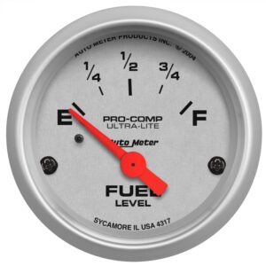 2-1/16 in. FUEL LEVEL, 0-30 O, PRE `65 GM, SSE