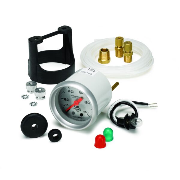 2-1/16 in. OIL PRESSURE, 0-100 PSI, ULTRA-LITE