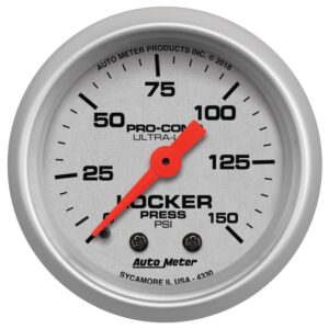 2-1/16 in. AIR LOCKER PRESSURE, 0-150 PSI, ULTRA-LITE