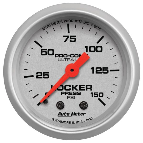 2-1/16 in. AIR LOCKER PRESSURE, 0-150 PSI, ULTRA-LITE
