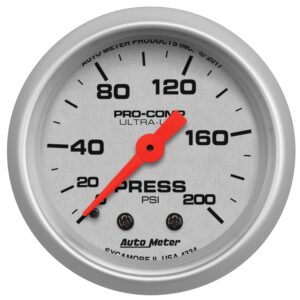 2-1/16 in. PRESSURE, 0-200 PSI, ULTRA-LITE