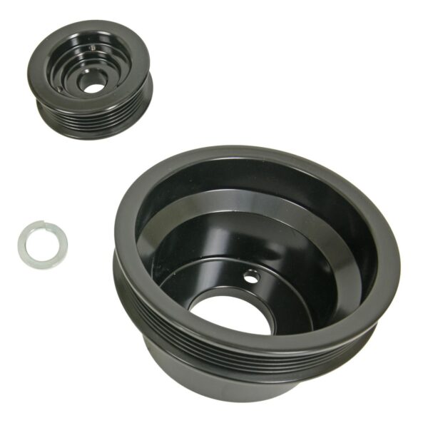 Chevy Trucks Big Block Serpentine Pulley Kit - '88-95 - Black