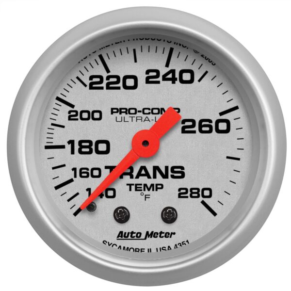 2-1/16 in. TRANSMISSION TEMPERATURE, 140-280 Fahrenheit, ULTRA-LITE
