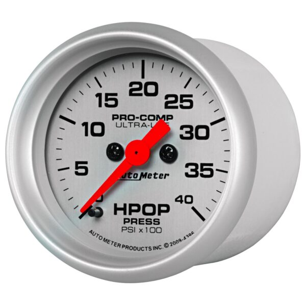 2-1/16 in. HPOP PRESSURE, 0-4K PSI, ULTRA-LITE