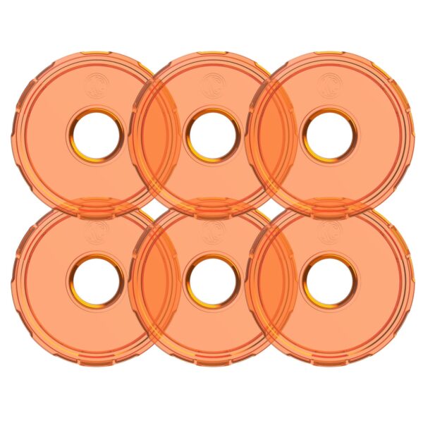 Cyclone V2 LED - Replacement Lens - Amber - 6-PK