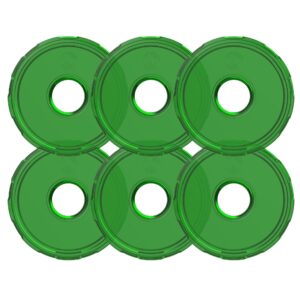 Cyclone V2 LED - Replacement Lens - Green - 6-PK