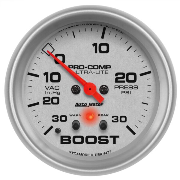 2-5/8 in. BOOST/VACUUM, 30 IN HG/30 PSI, ULTRA-LITE