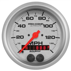 3-3/8 in. GPS SPEEDOMETER, 0-140 MPH, ULTRA-LITE