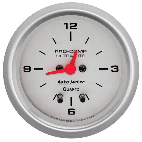 2-5/8 in. CLOCK, 12 HOUR, ULTRA-LITE