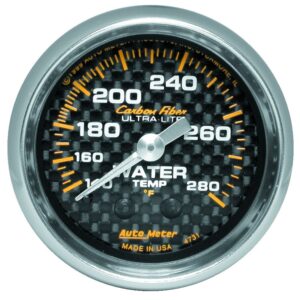 2-1/16 in. WATER TEMPERATURE, 140-280 Fahrenheit, CARBON FIBER