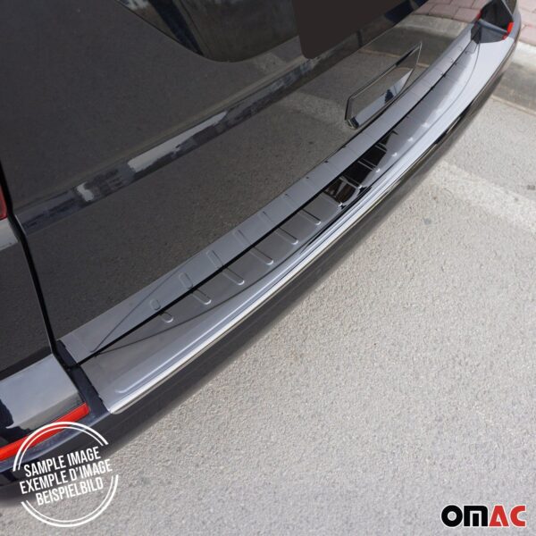 For Mercedes Metris 2016-2023 Dark Chrome Rear Bumper Guard Trunk Sill Protector