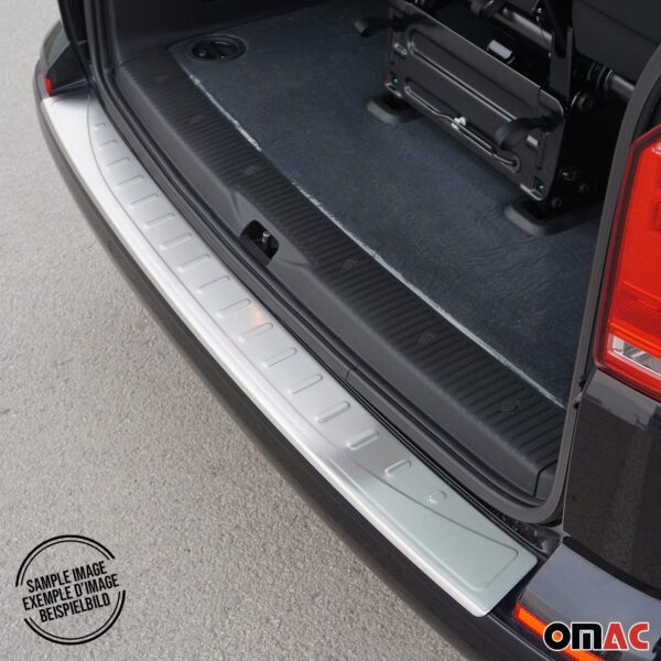 Brushed Chrome Rear Bumper Guard Protector Fits MB GLC Class X253 2016-2023