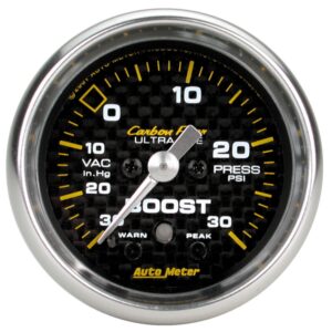 2-1/16 in. BOOST/VACUUM, 30 IN HG/30 PSI, CARBON FIBER