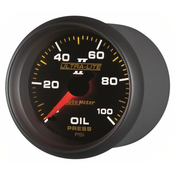 2-1/16 in. OIL PRESSURE, 0-100 PSI, ULTRA-LITE II