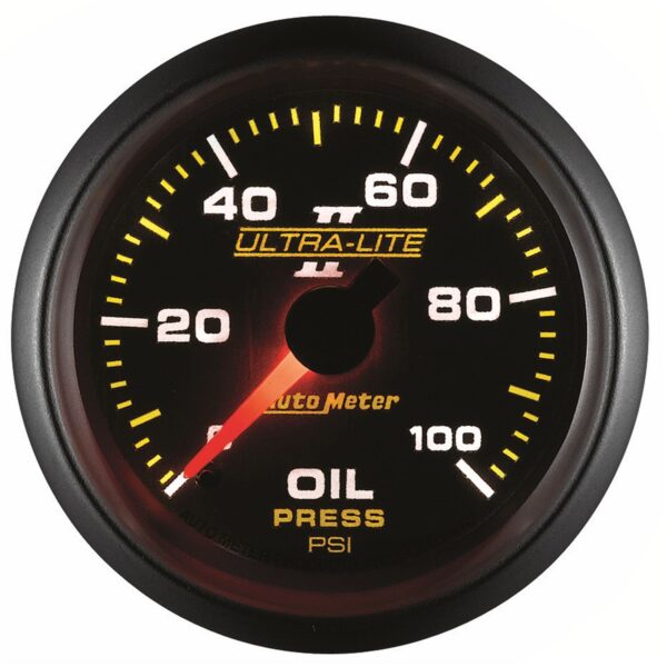 2-1/16 in. OIL PRESSURE, 0-100 PSI, ULTRA-LITE II