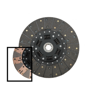 Disc: 500 Series:Ceramic/Organic Facing:12"X1-1/16X10 Spline Rev Hub