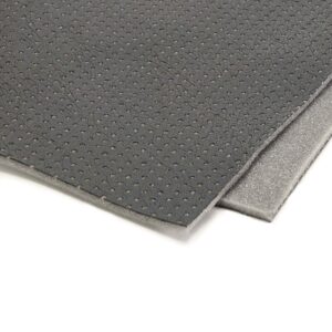 DEI 50028 Universal Upholstery Material Black Leather Look 54" x 75" 050028