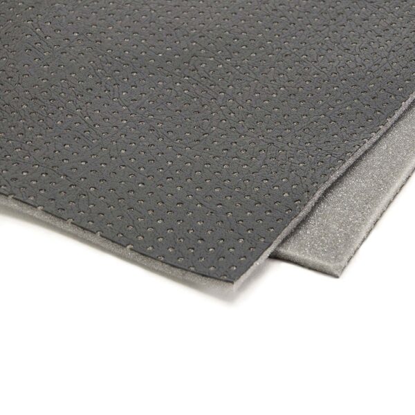 DEI 50028 Universal Upholstery Material Black Leather Look 54" x 75" 050028