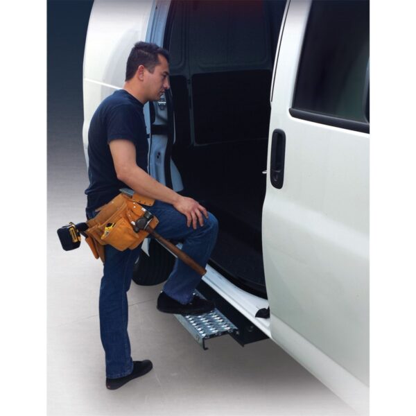 CARR  - 501090 - WTS; 24 in. Retractable Step (Ram Promaster Van,Side Door); XP3 Blk /Glvznd