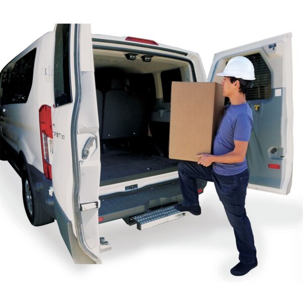CARR  - 501079 - WTS; 24 in. Retractable Step (Ford Transit Van,Rear Door); XP3 Blk /Glvznd