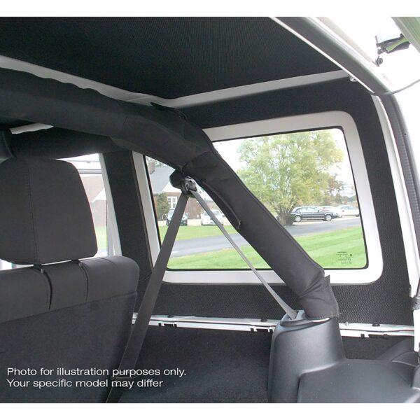 DEI 50151 '11-'18 Wrangler JK 4-Door White Original Finish Rear Side Window Only 050151