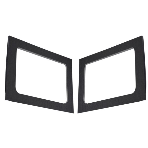 DEI 50163 '11-'18 Wrangler JK 4-Door Black Leather Look Rear Side Window Only 050163