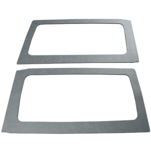 DEI 50166 '11-'18 Wrangler JK 2-Door Gray Leather Look Rear Side Window Only 050166