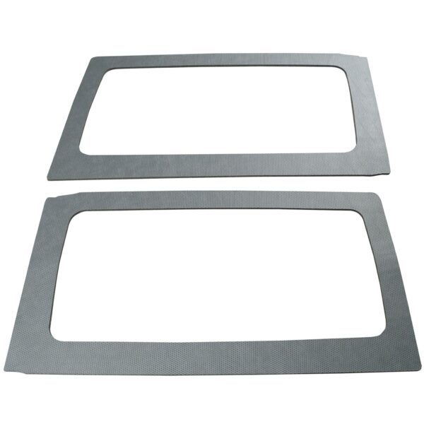 DEI 50166 '11-'18 Wrangler JK 2-Door Gray Leather Look Rear Side Window Only 050166
