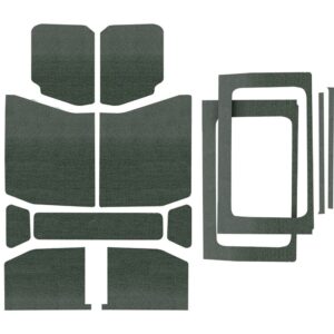 DEI 50179 Wrangler JL 4-Door Gray Original Finish Complete Headliner Kit 050179