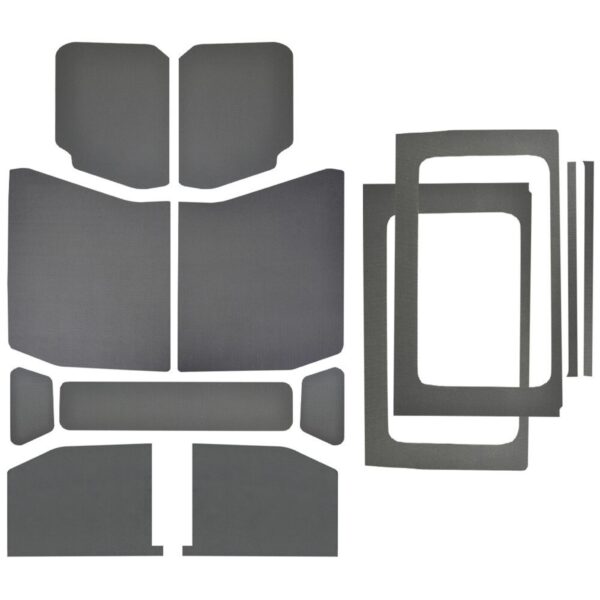 DEI 50181 Wrangler JL 4-Door Gray Leather Look Complete Headliner Kit 050181