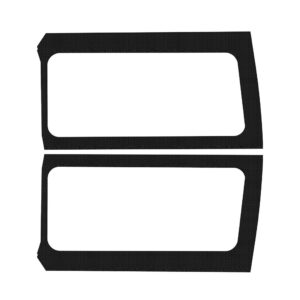DEI 50268 Wrangler JL 2-Door Black Original Finish Rear Side Window Only 050268