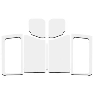 DEI 50281 Wrangler JL 2-Door White Original Finish Complete Headliner Kit 050281