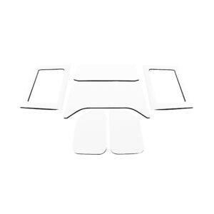 DEI 50292 '11-'18 Wrangler JK 4-Door White Original Finish Complete Headliner Kit 050292