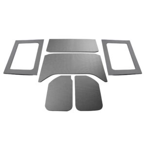 DEI 50294 '11-'18 Wrangler JK 4-Door Gray Leather Look Complete Headliner Kit 050294