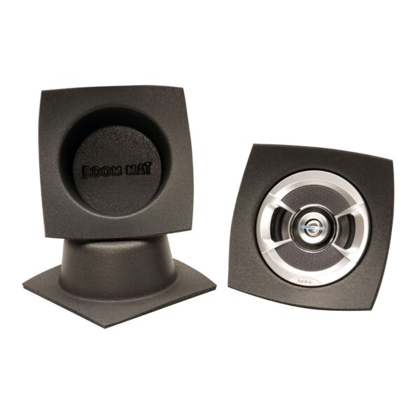 DEI 50341 Boom Mat Speaker Baffle 6.75 in. Round Slim Pair 050341