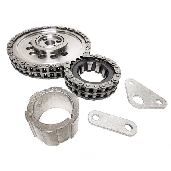 TIMING CHAIN SET, PQx, DBL ROLLER