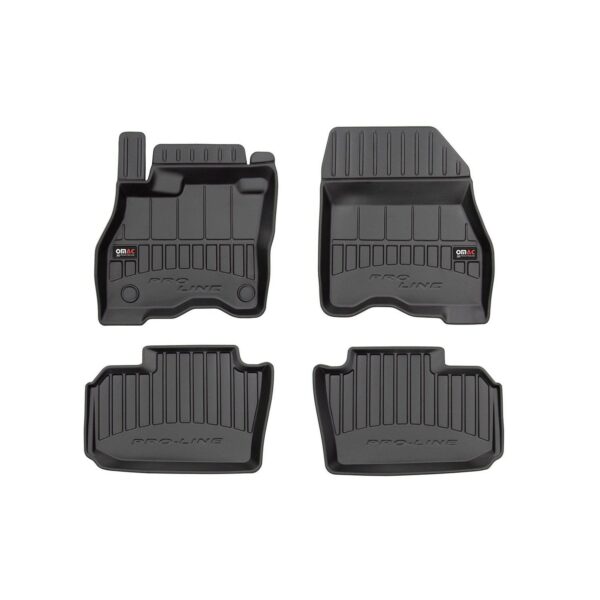 OMAC Premium Floor Mats for Nissan Leaf 2018-2024 All-Weather Heavy Duty