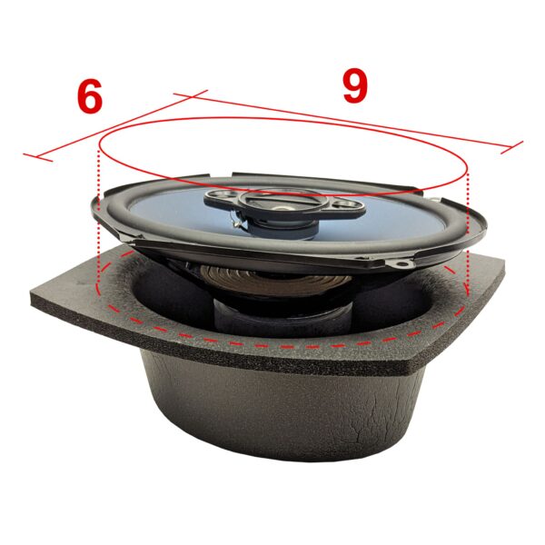 DEI 50380 Speaker Baffles 6" x 9" Oval 050380