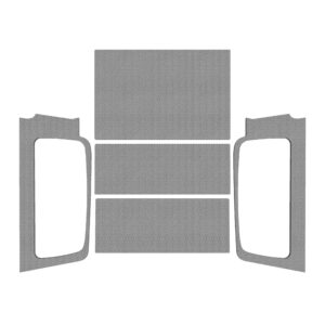 DEI 50605 '04-'06 Wrangler LJ Gray Leather Look Complete Headliner Kit