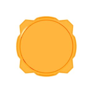 KC Hilites 6 in Pro6 Gravity LED - Light Shield - Amber