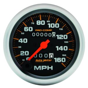 3-3/8 in. SPEEDOMETER, 0-160 MPH, PRO-COMP