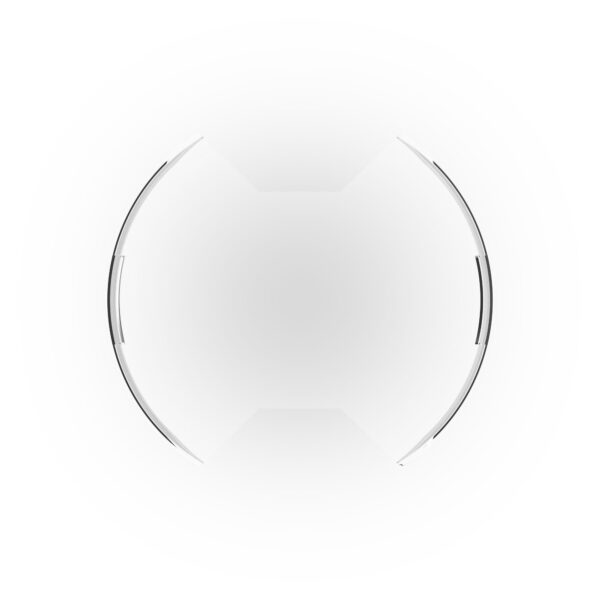 SlimLite 8 In. LED - Light Shield - Clear