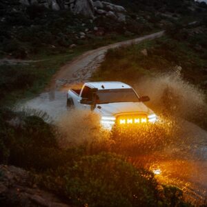 SlimLite 8 In. LED - Light Shield - Driving - Amber