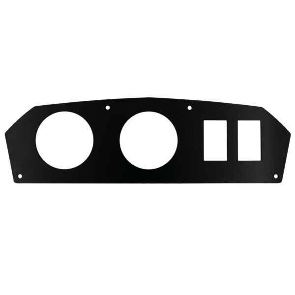 GAUGE & SWITCH PANEL, DIRECT FIT, 2 GAUGE 2-1/16in& 2 SWITCH, CAN-AM MAVERICK 12-18 & COMMANDER 10-20