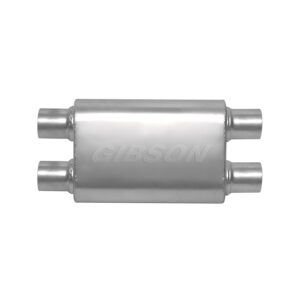 CFT Superflow Dual/Dual Oval Muffler; Stainless