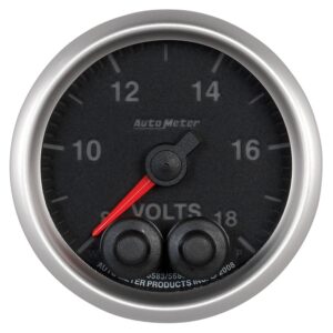 2-1/16 in. VOLTMETER, 8-18V, ELITE