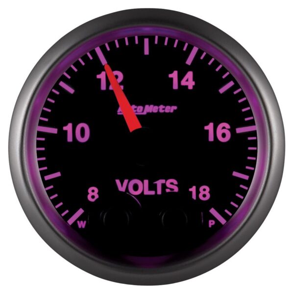 2-1/16 in. VOLTMETER, 8-18V, ELITE